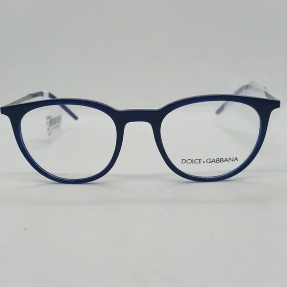 NWT RX-ABLE DOLCE & GABBANA DG5074 EYEGLASS FRAMES BLUE SILVER